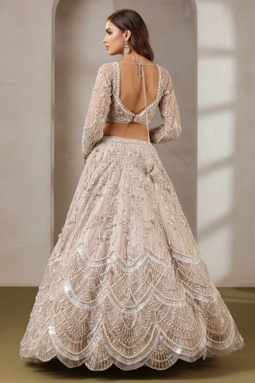 A Pastel Symphony of Pearls and Crystals