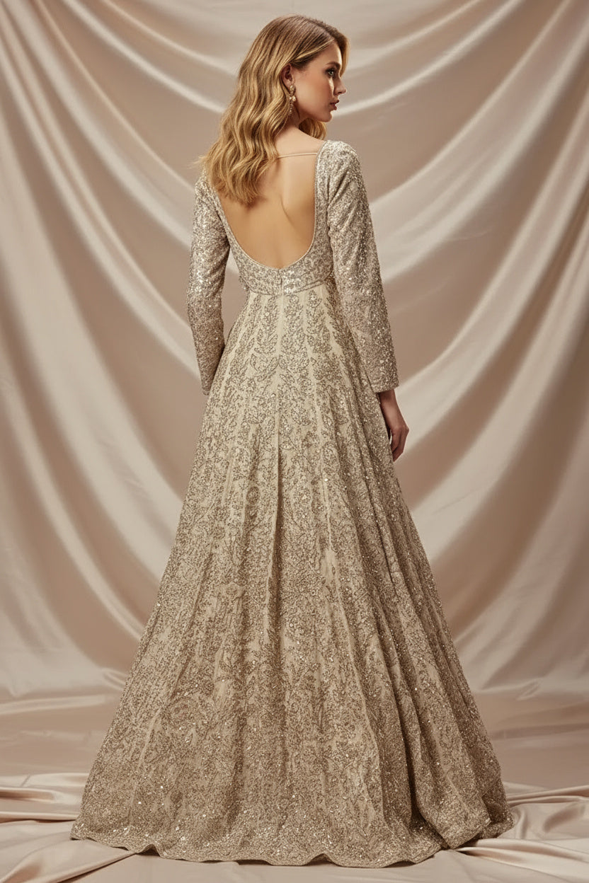 A Zari Masterpiece: The High-Low Lacha