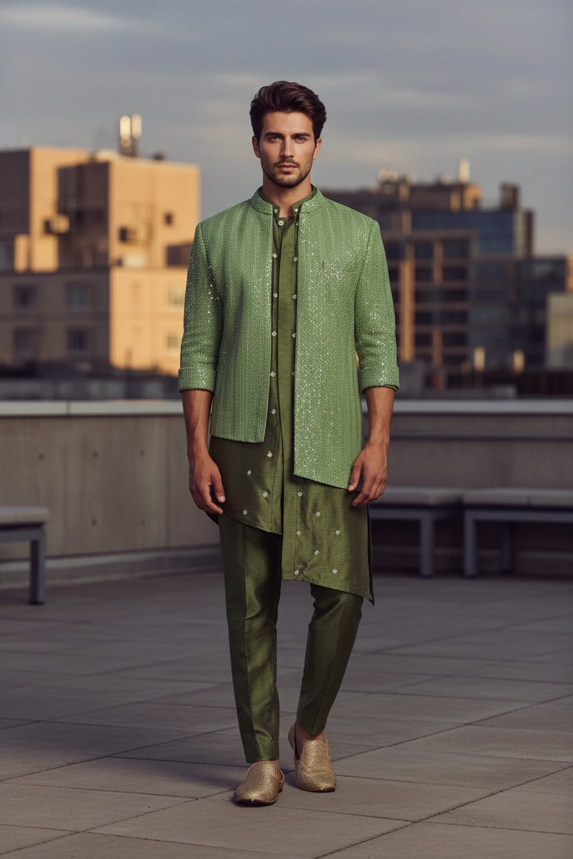 3/4th Sleeve Asymmetric Ensemble