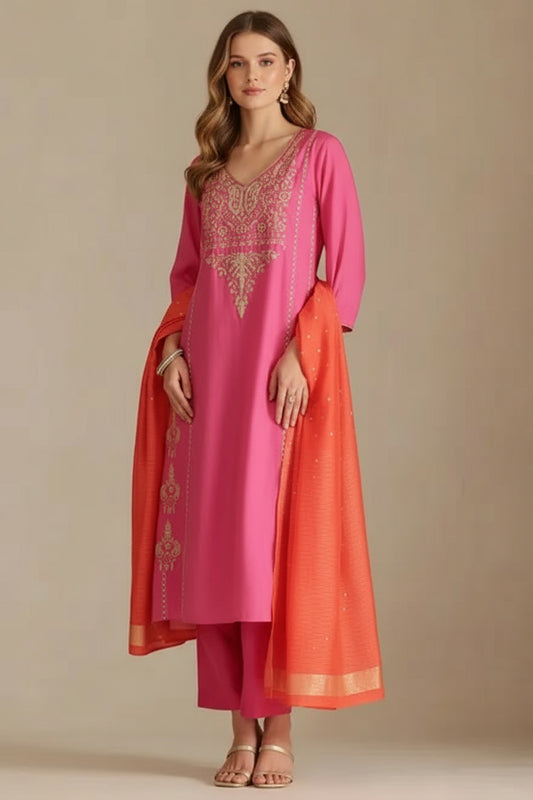 The Muslin Edit Pink Aura