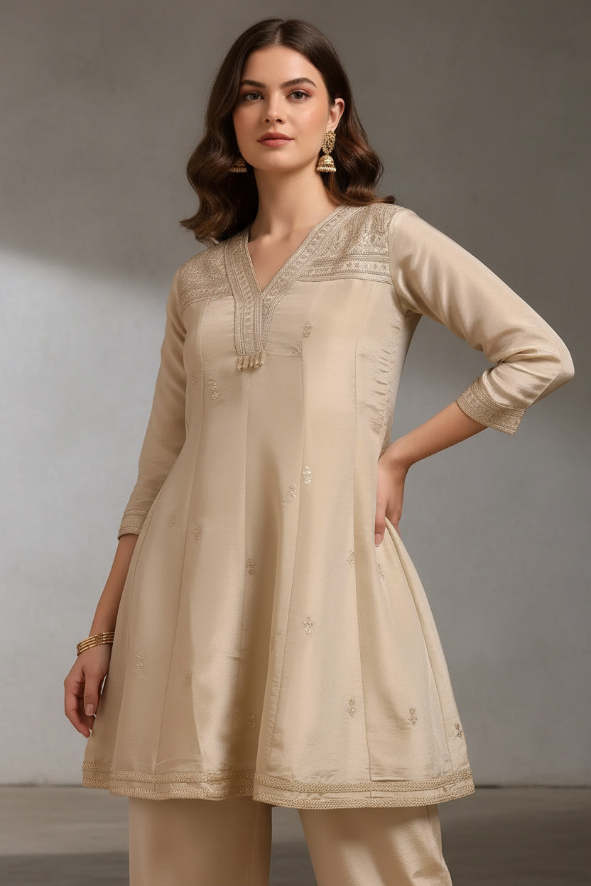 Embroidered Kurta Set