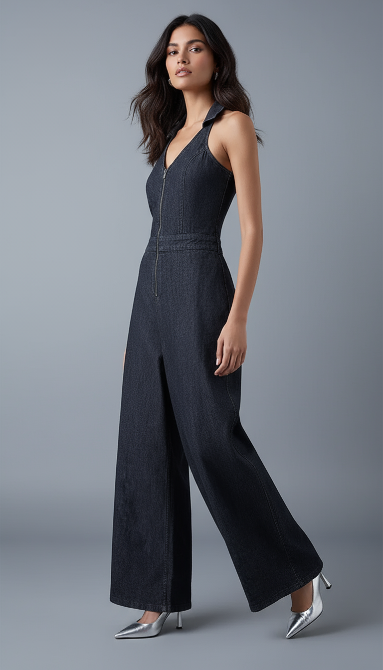 The Downtown Denim Jumpsuit