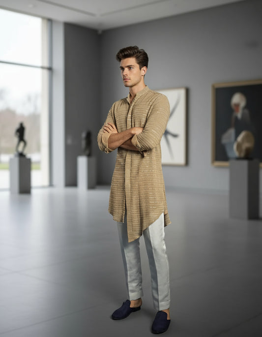 The Golden Edge Kurta