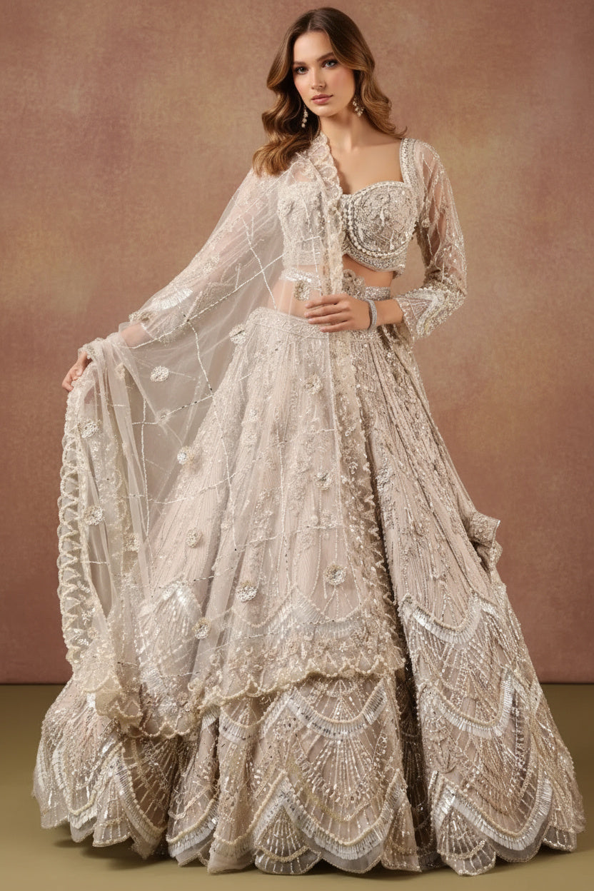 A Pastel Symphony of Pearls and Crystals