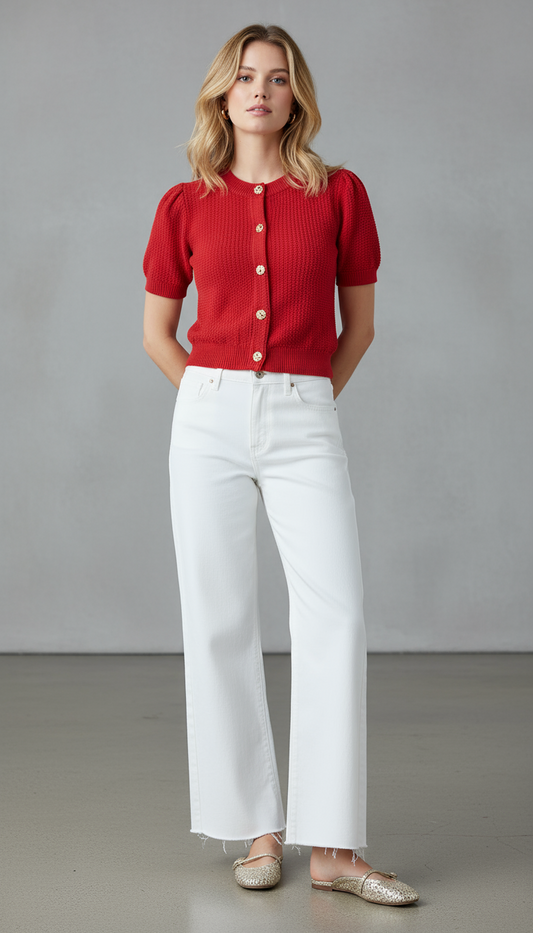 The Pulse Red Cardigan