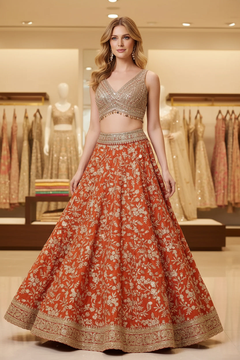 The Rustic Elegance Lehenga Set