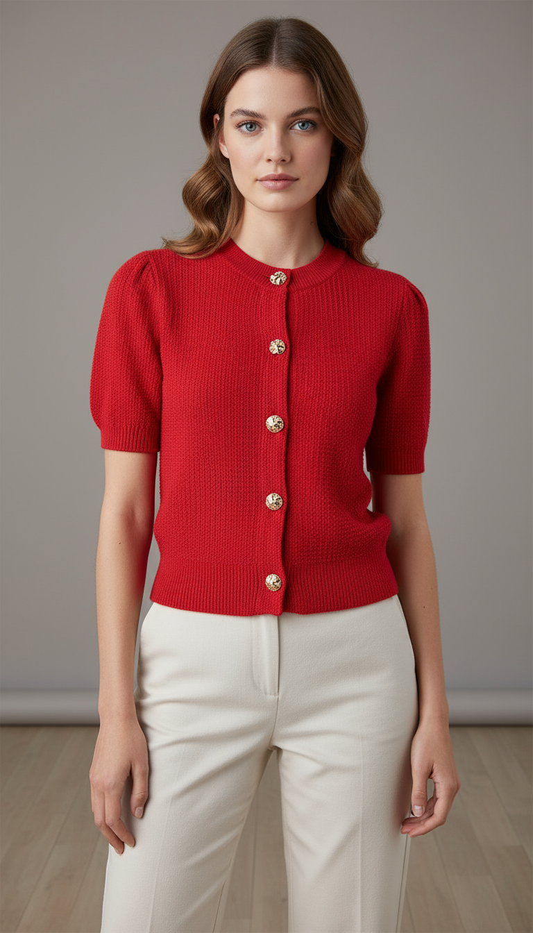 The Pulse Red Cardigan