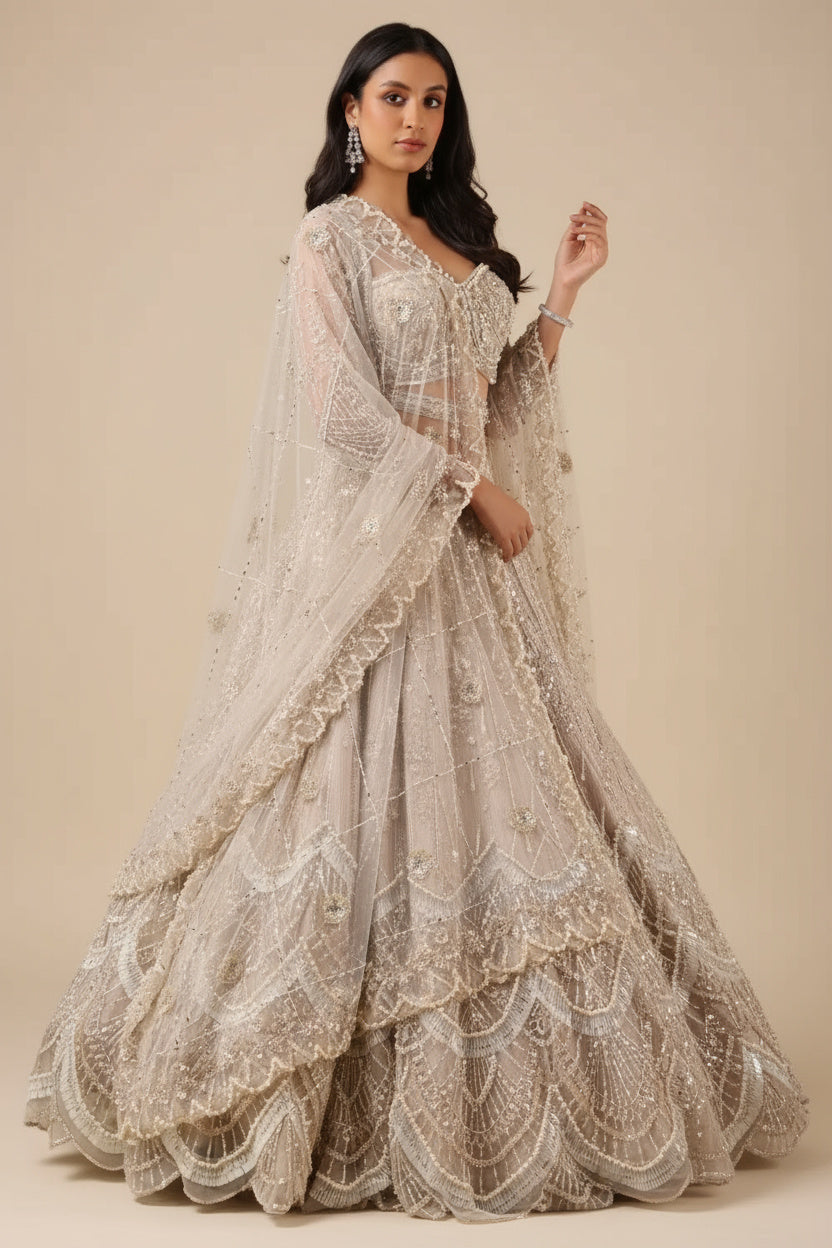 A Pastel Symphony of Pearls and Crystals