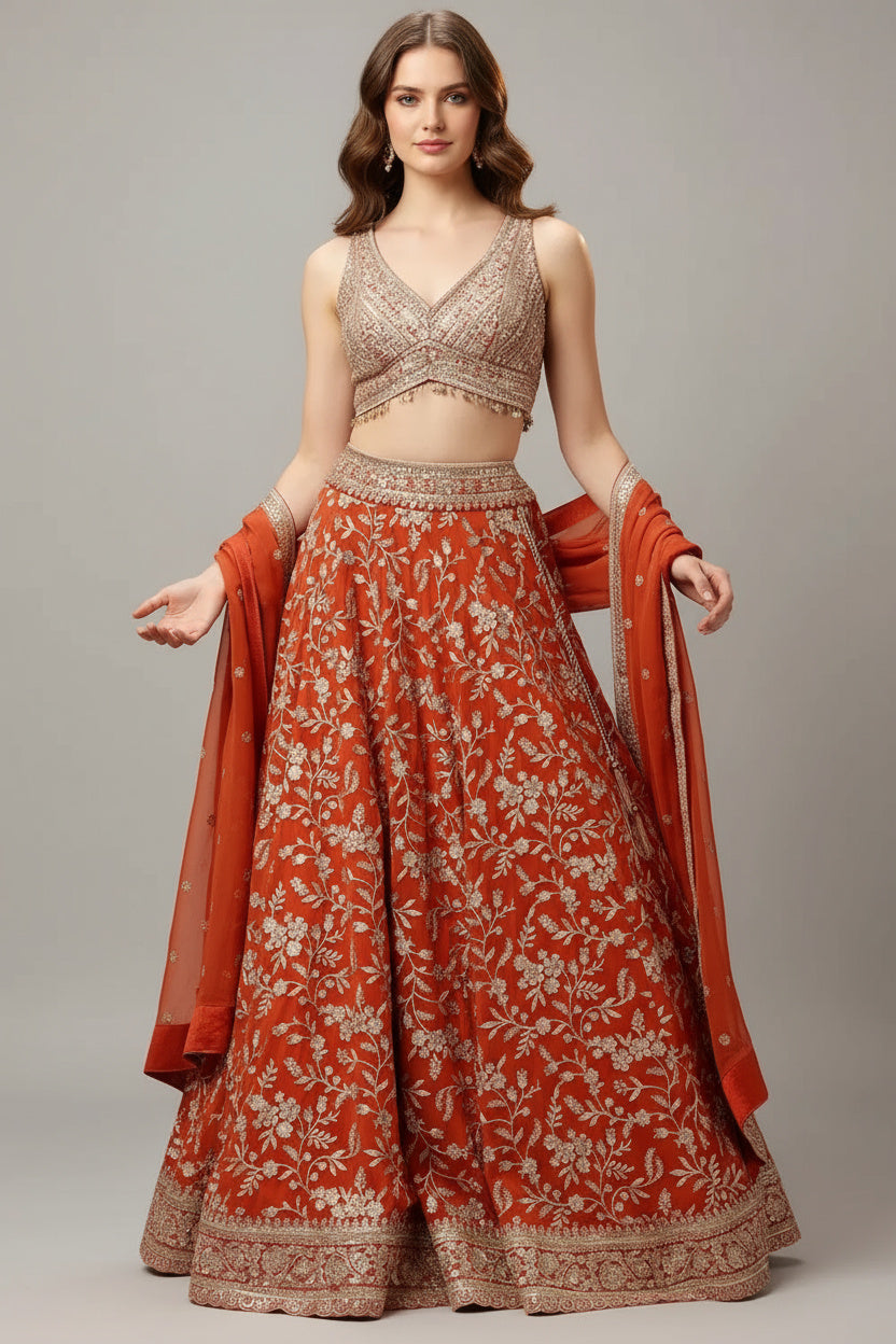The Rustic Elegance Lehenga Set