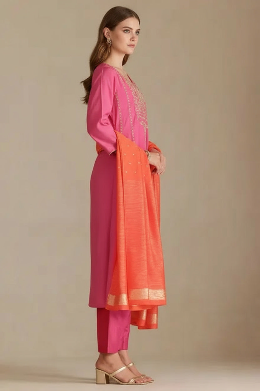 The Muslin Edit Pink Aura