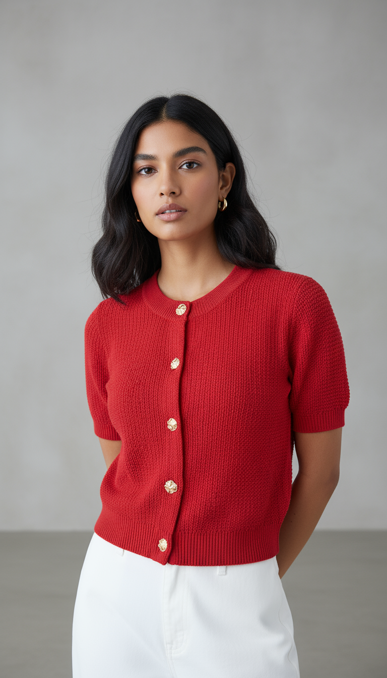 The Pulse Red Cardigan