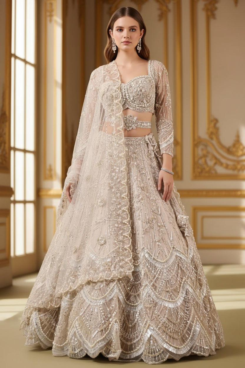 A Pastel Symphony of Pearls and Crystals