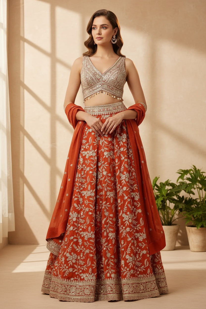 The Rustic Elegance Lehenga Set